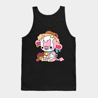 Strawberry Cow Tank Top